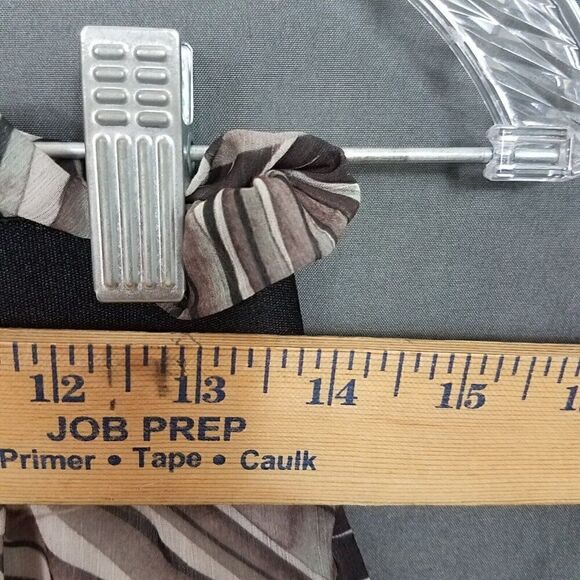 H&M Skirt Women's Size 8 Chiffon Leaf Printed Lined Pull On Skirt Neutral Colors - Picture 10 of 11